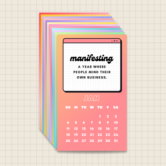 2026 Bad Decisions Desk Calendar