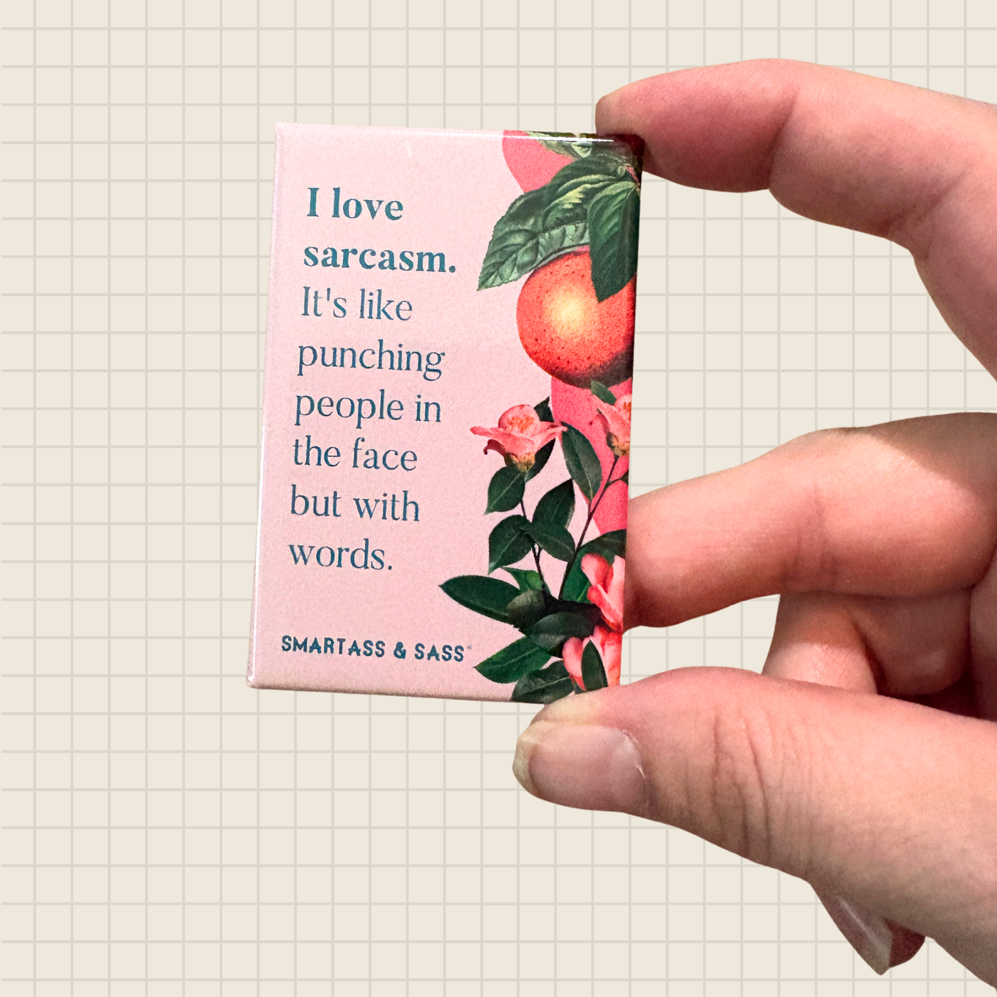 i love sarcasm magnet