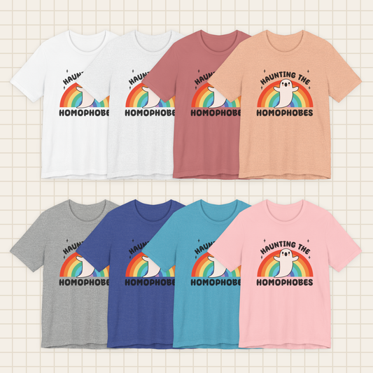 haunting the homophobes tee