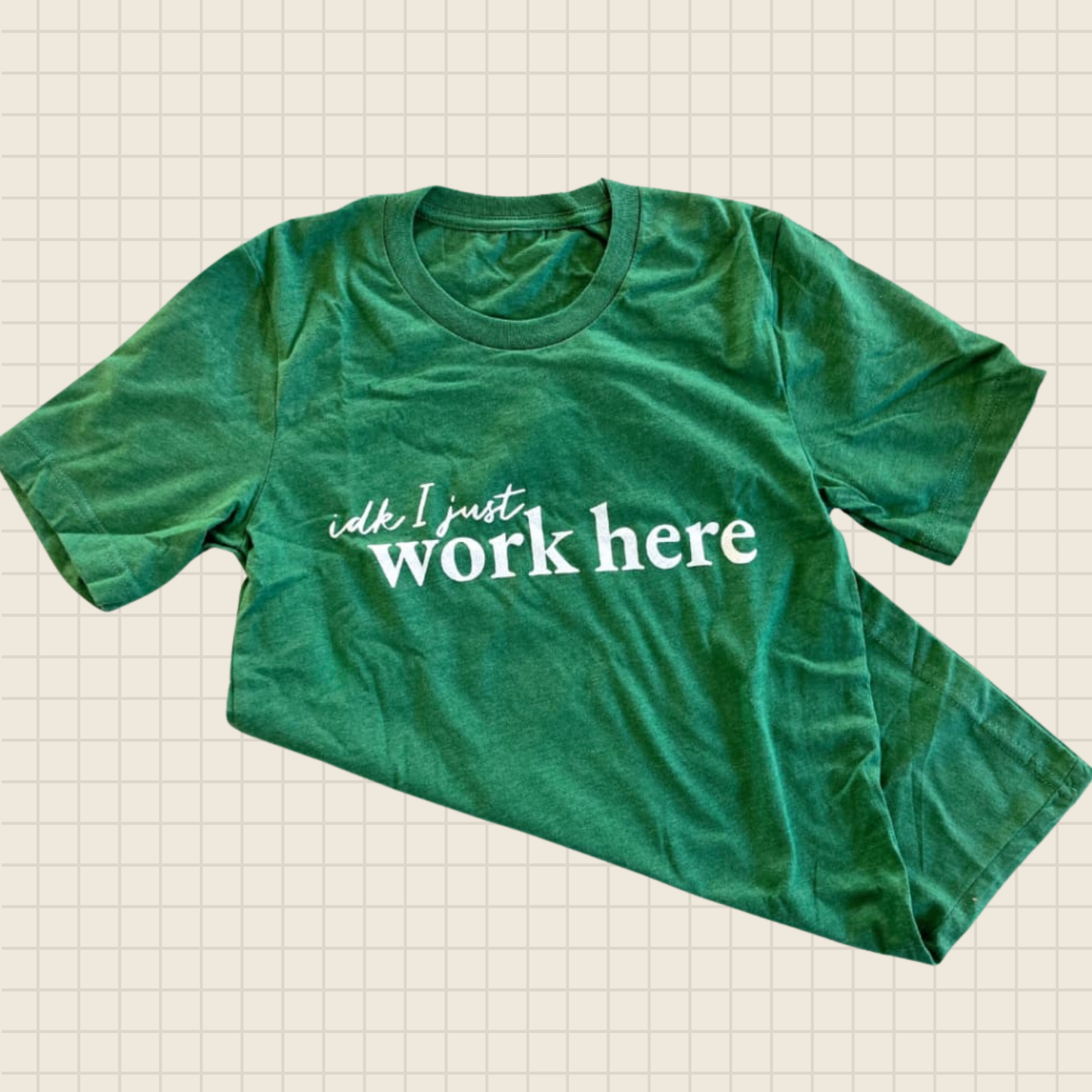 i just work here - 4XL unisex