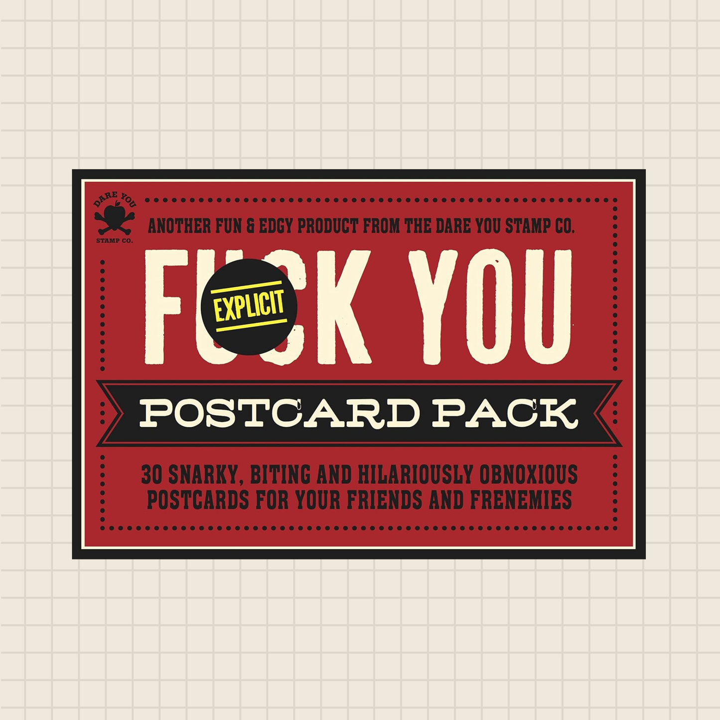 fuck you postcard pack (set of 30 different postcards)