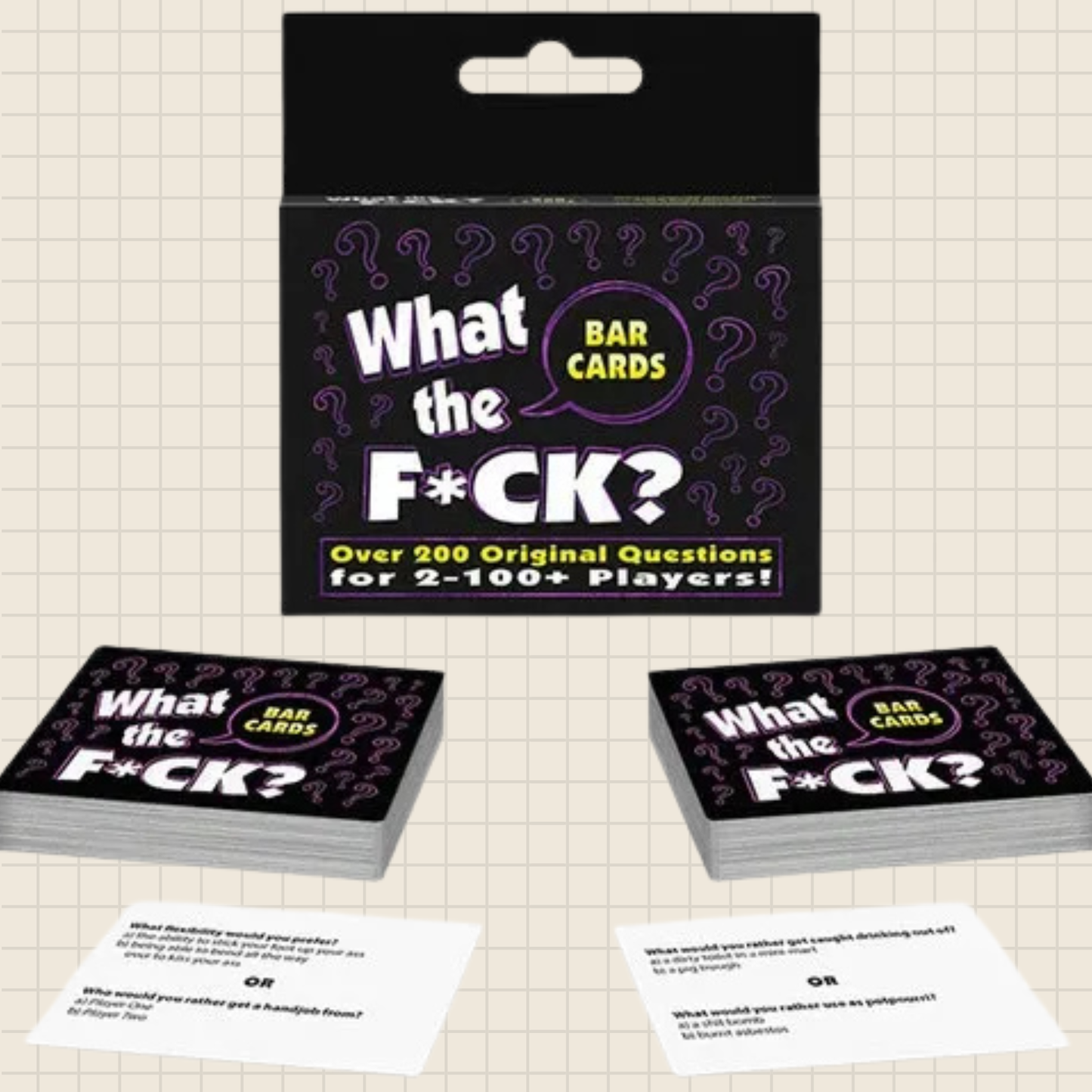 what the fuck - bar cards