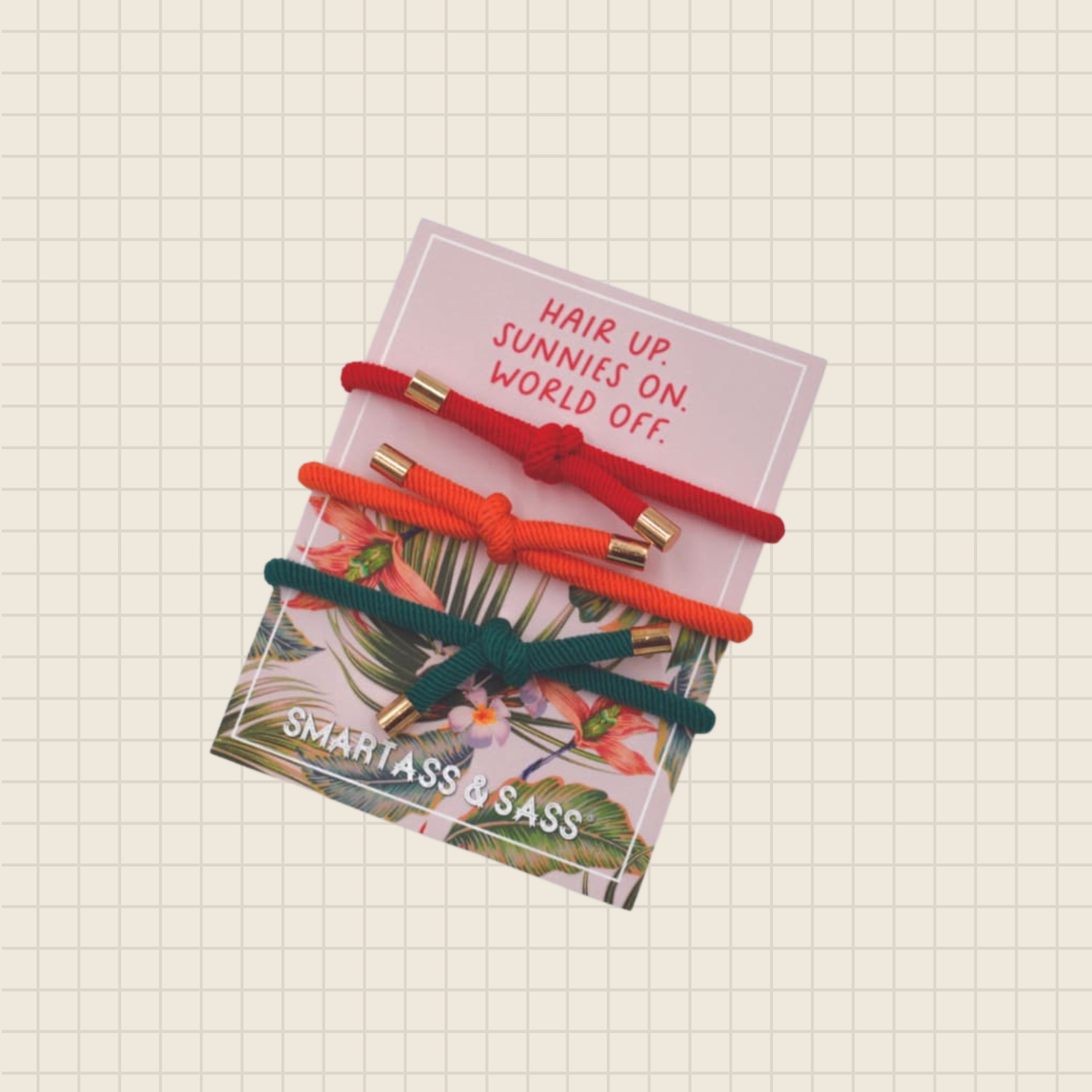 hair ties set of 3