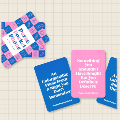purse pocket phone card game