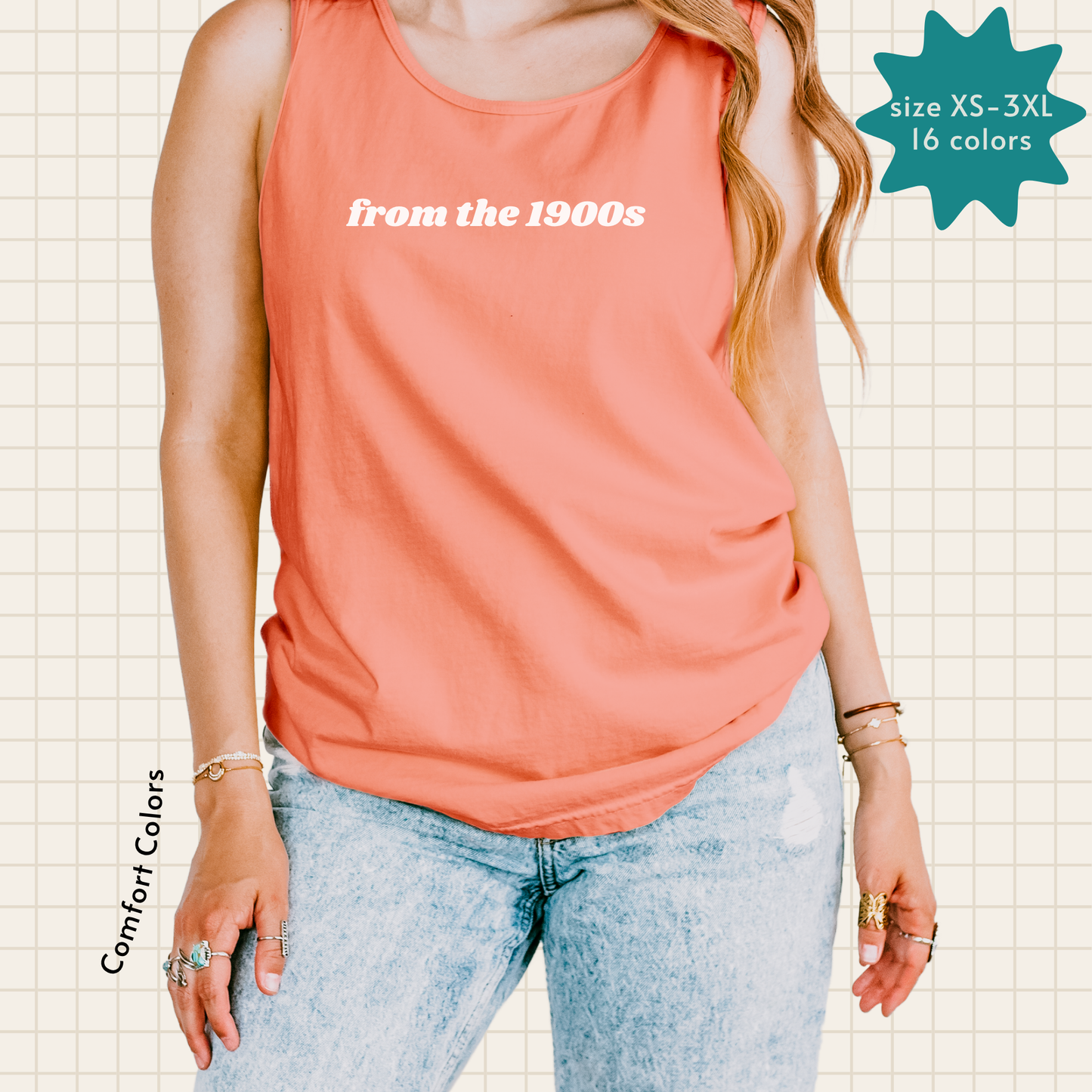 from the 1900s tank top (Comfort Colors)