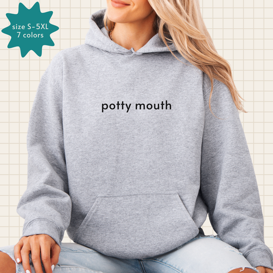 potty mouth hoodie sweatshirt