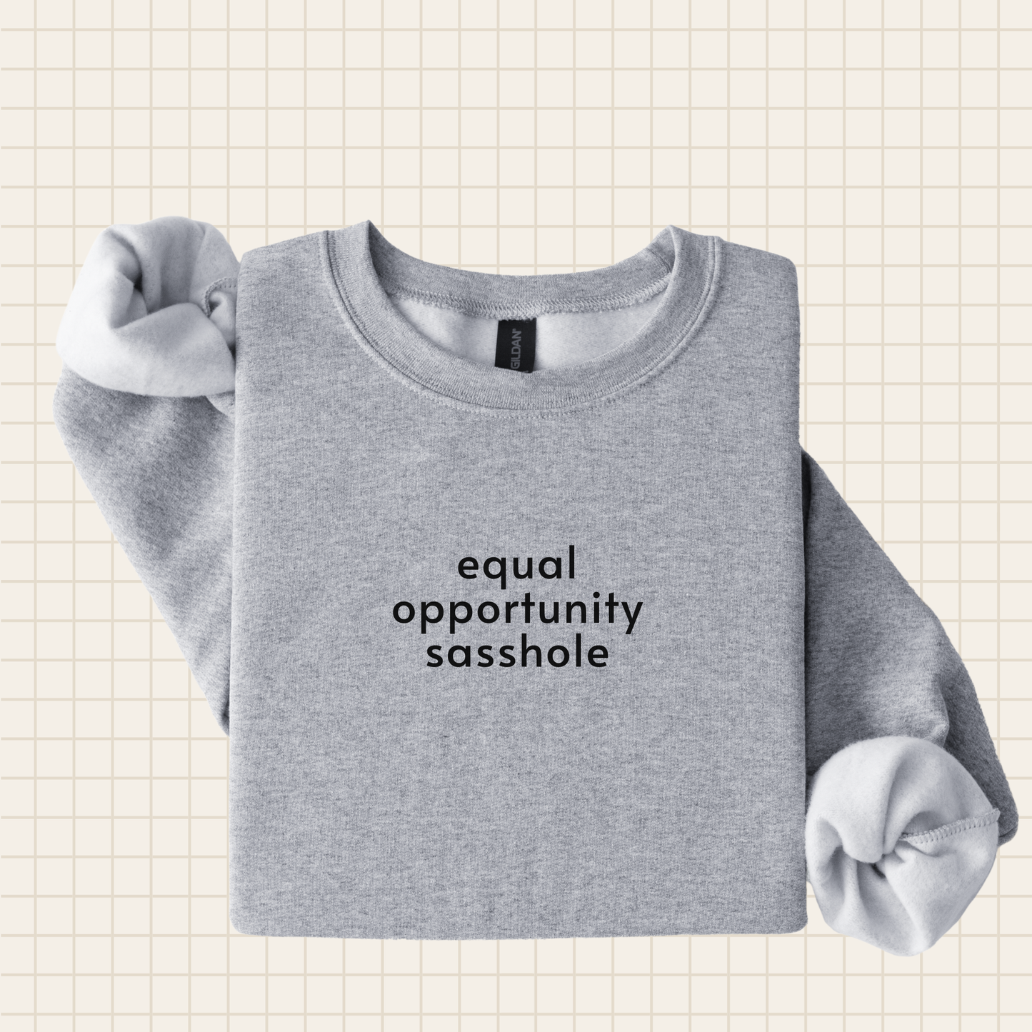 equal opportunity crew sweatshirt