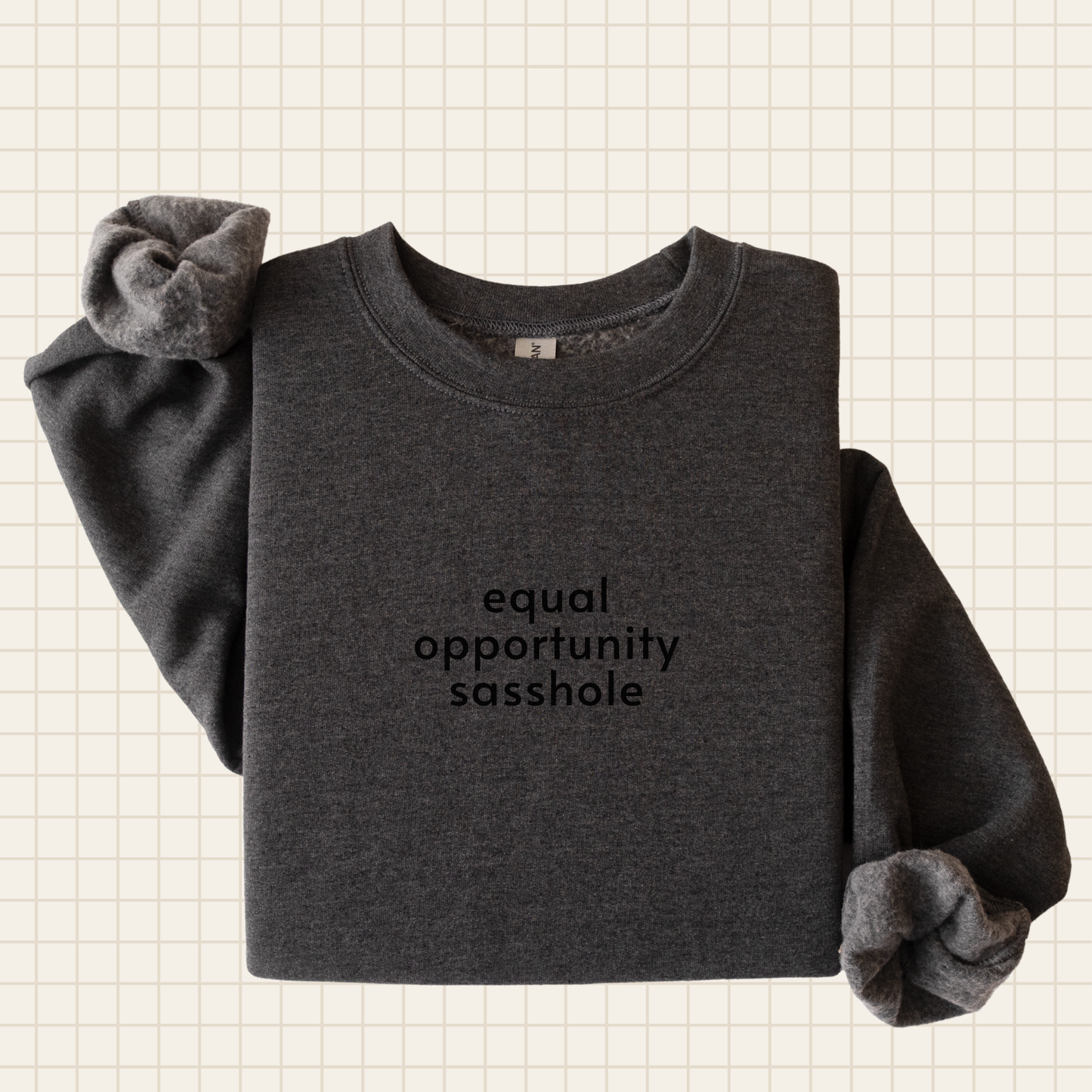 equal opportunity crew sweatshirt