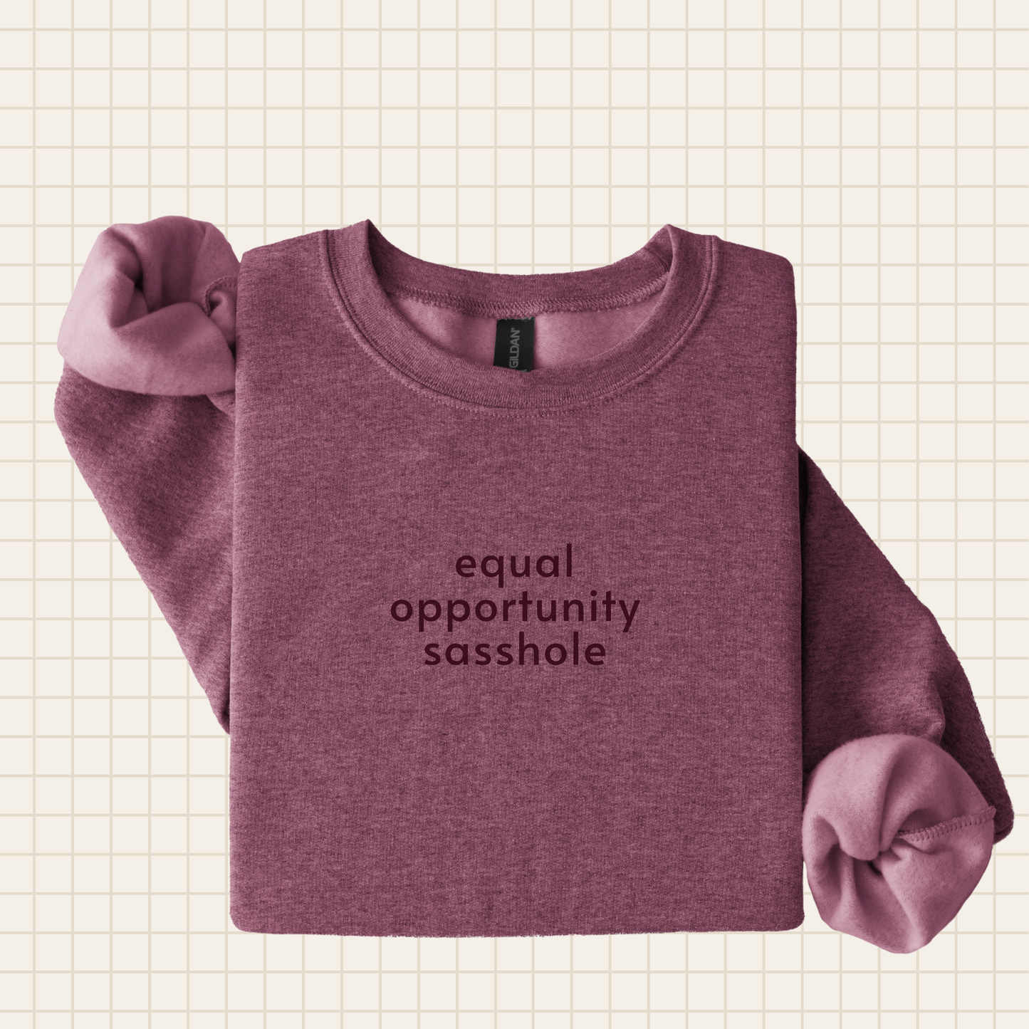 equal opportunity crew sweatshirt