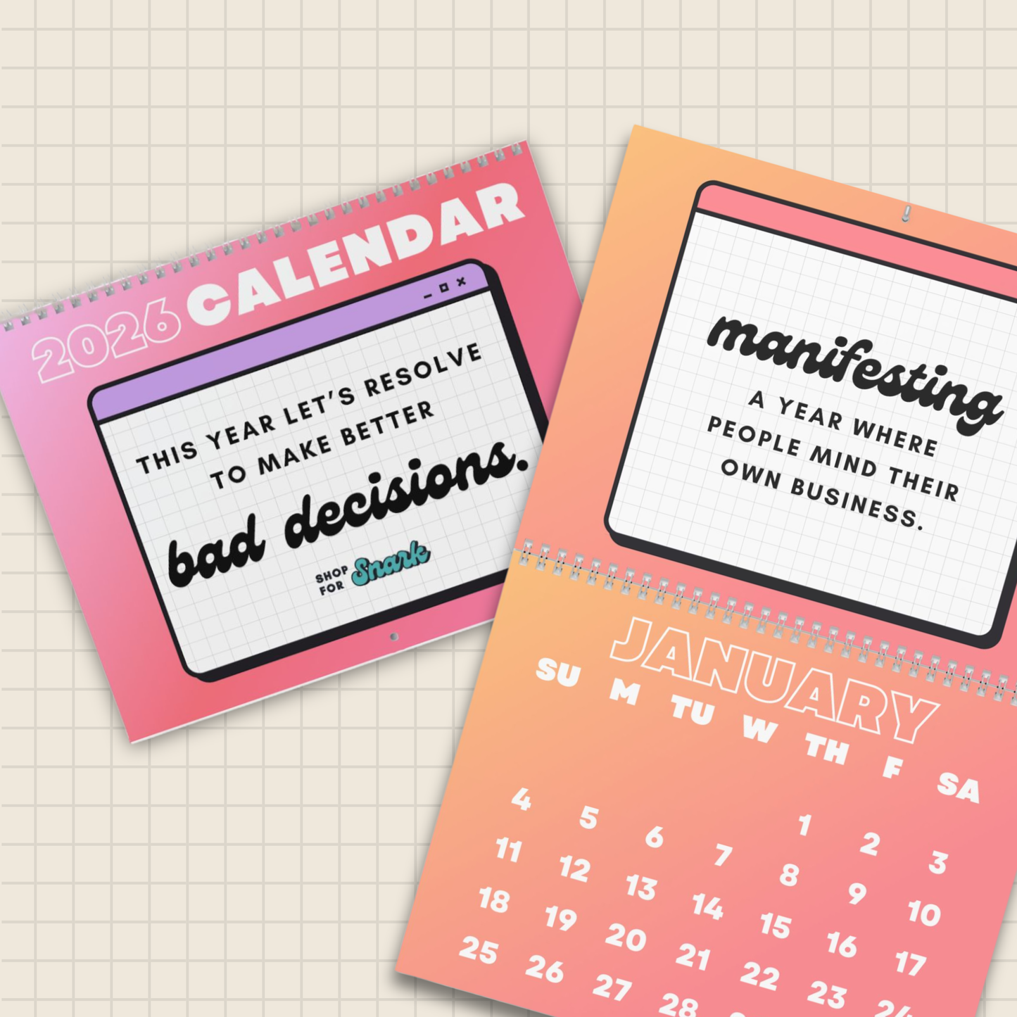 2026 Bad Decisions Wall Calendar