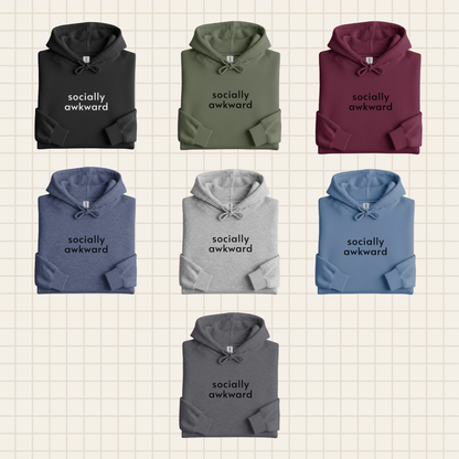 socially awkward hoodie sweatshirt