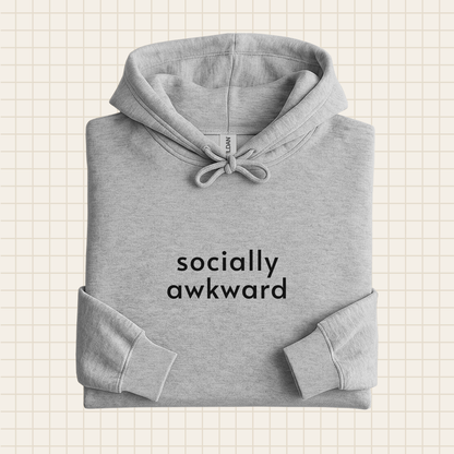 socially awkward hoodie sweatshirt