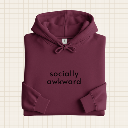socially awkward hoodie sweatshirt