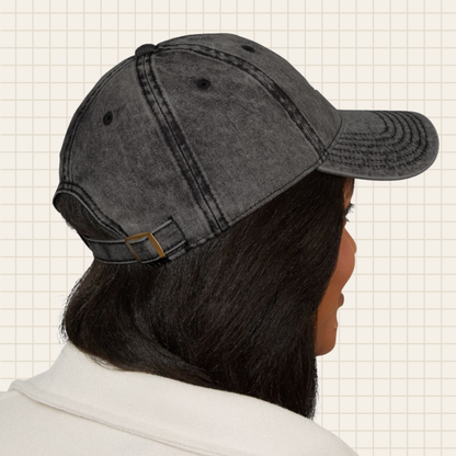 socially awkward vintage cap (embroidered)
