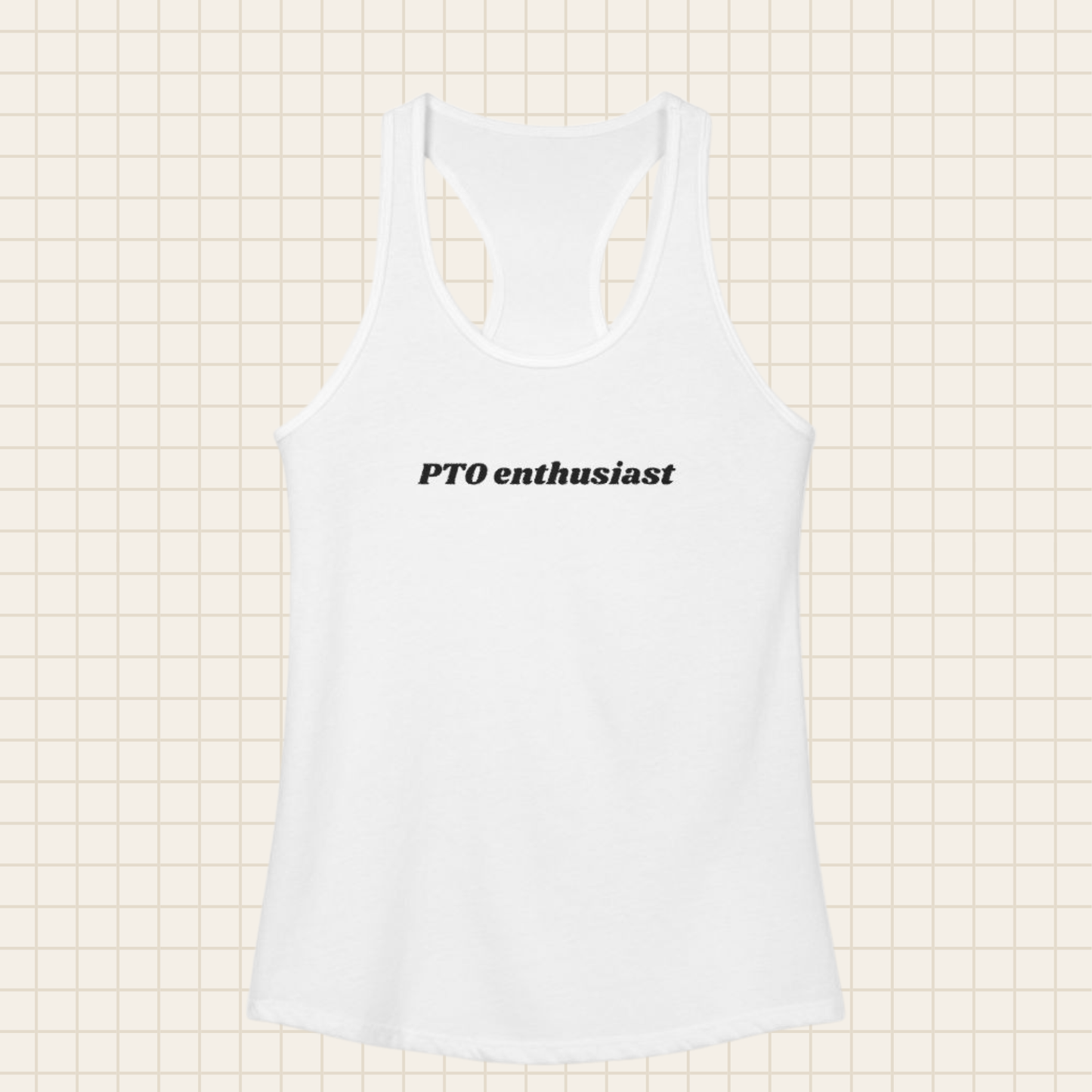 PTO enthusiast women's tank top (Next Level)