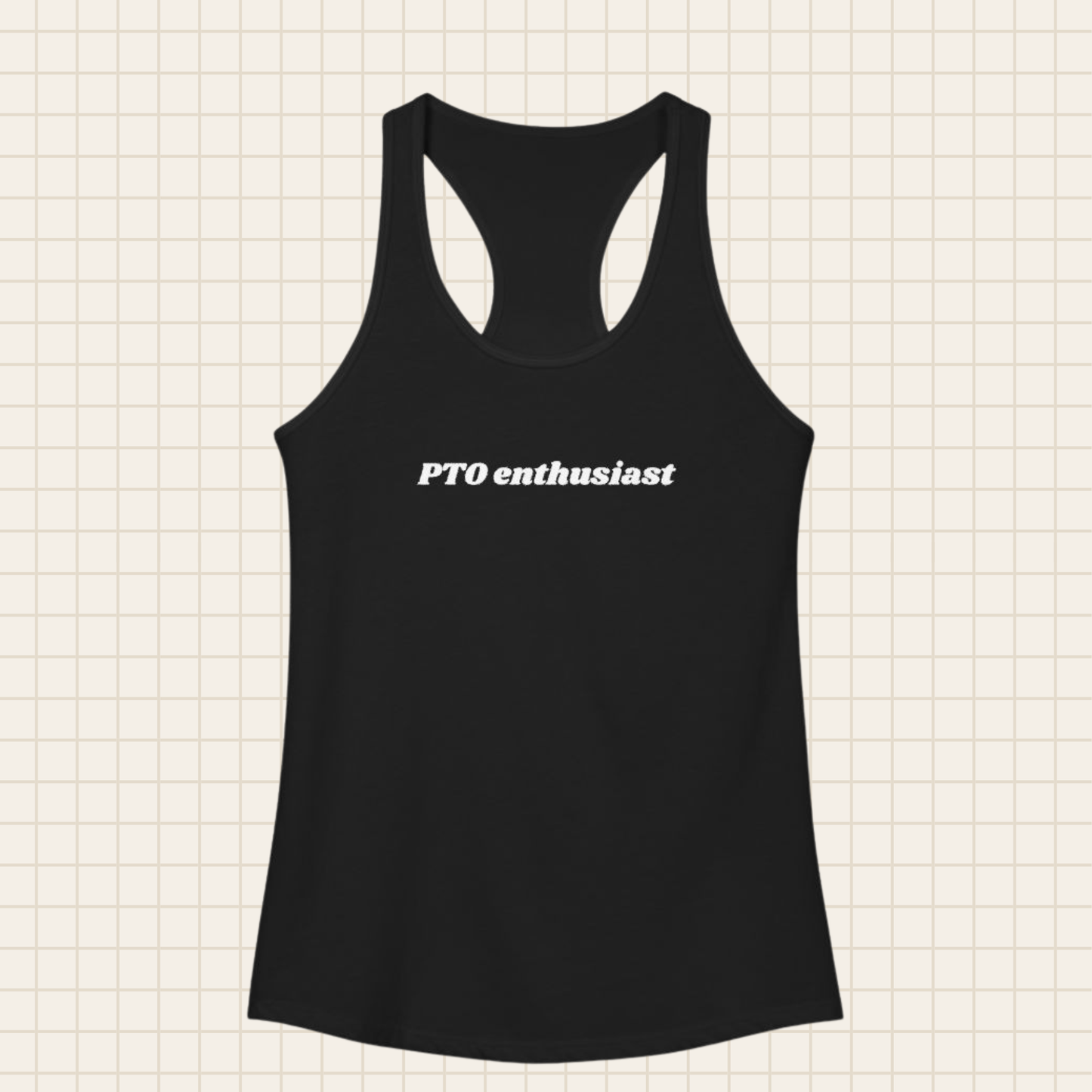 PTO enthusiast women's tank top (Next Level)