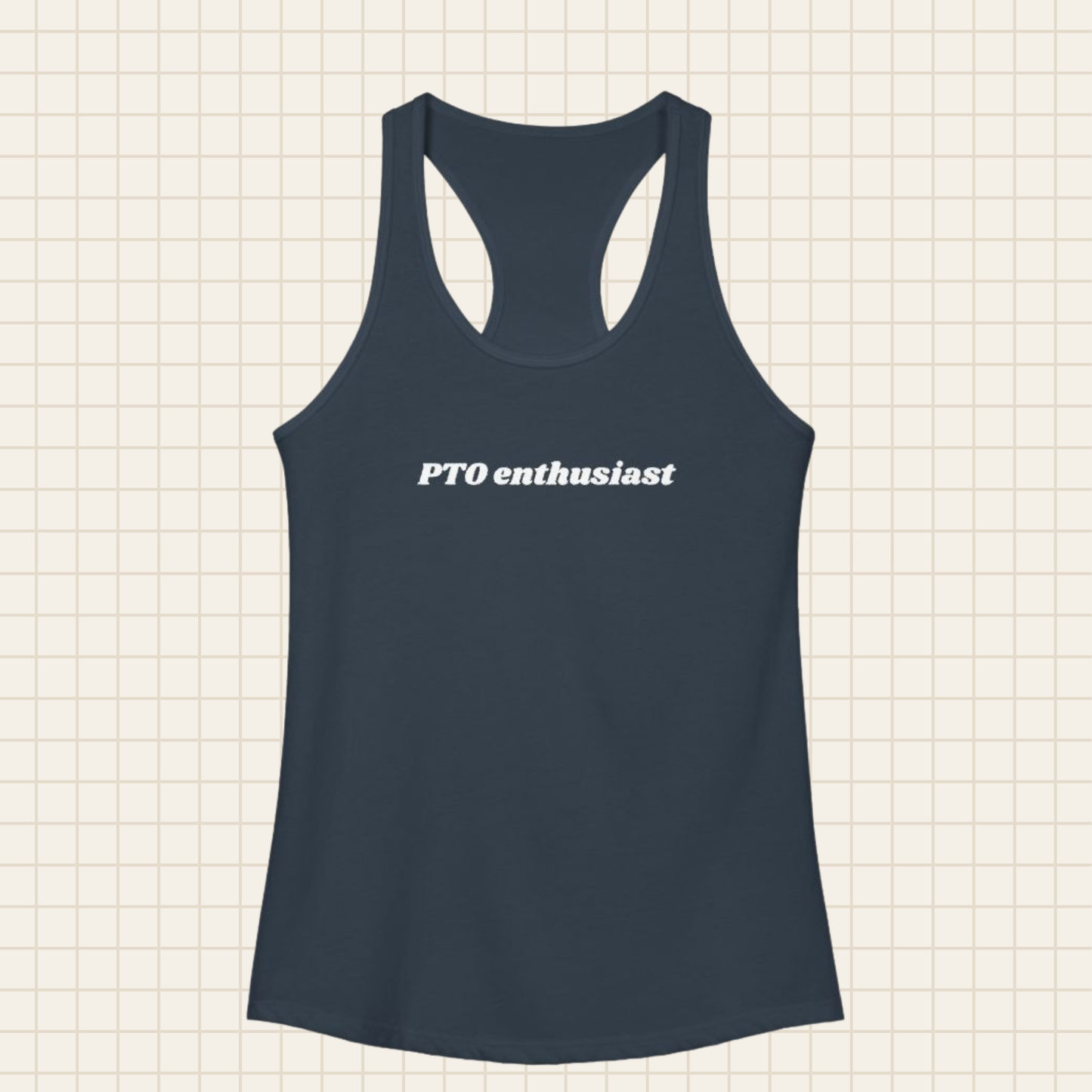 PTO enthusiast women's tank top (Next Level)