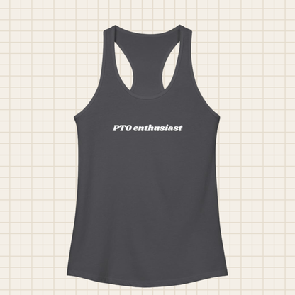 PTO enthusiast women's tank top (Next Level)