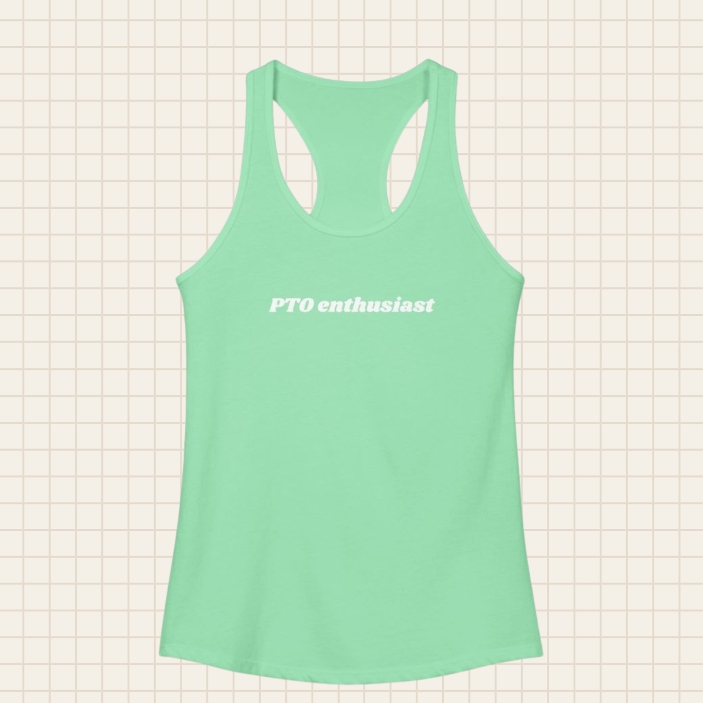PTO enthusiast women's tank top (Next Level)