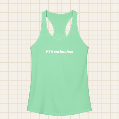 PTO enthusiast women's tank top (Next Level)