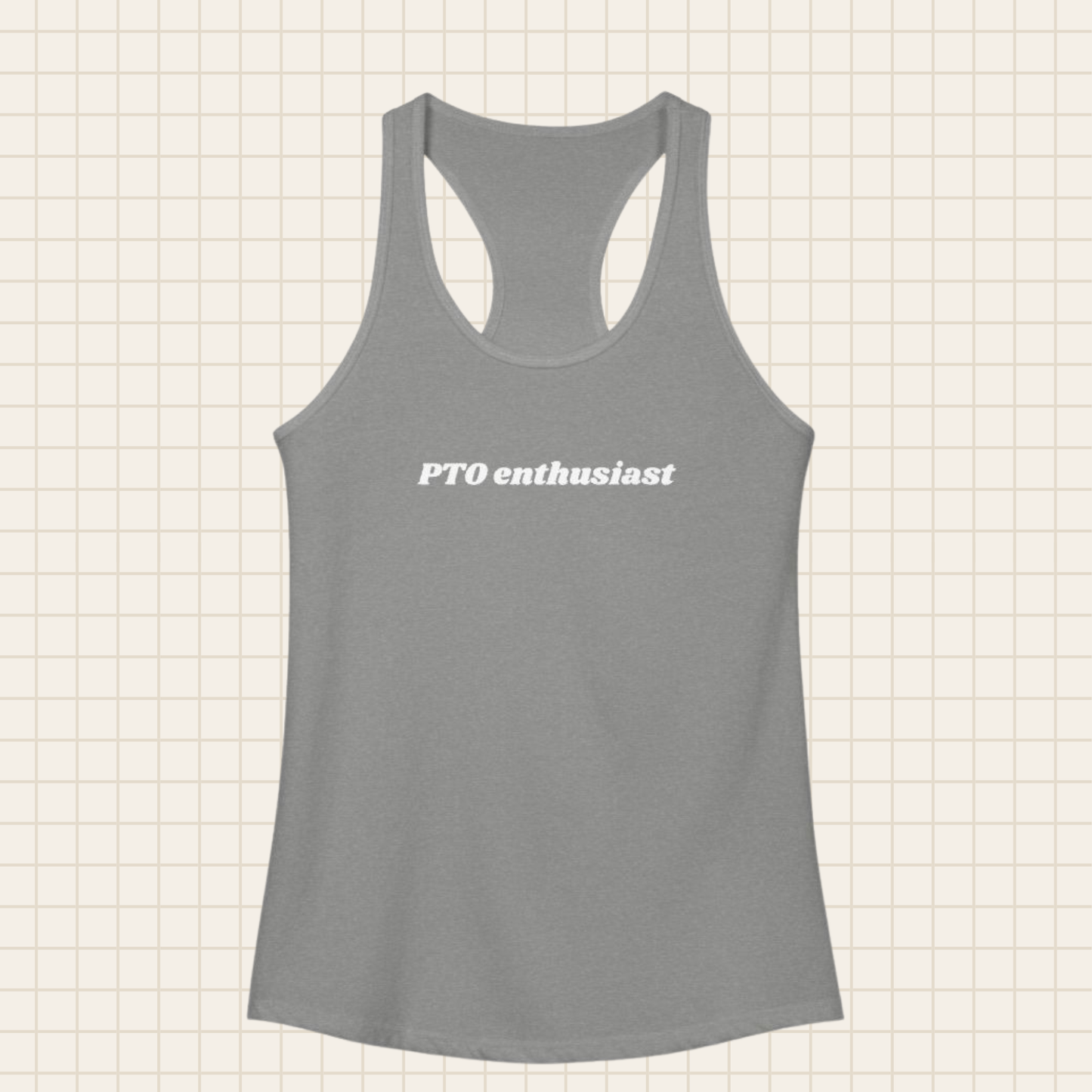 PTO enthusiast women's tank top (Next Level)