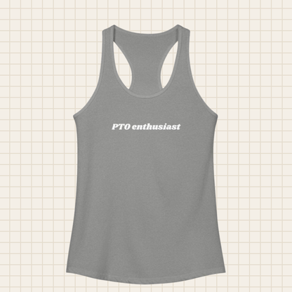 PTO enthusiast women's tank top (Next Level)