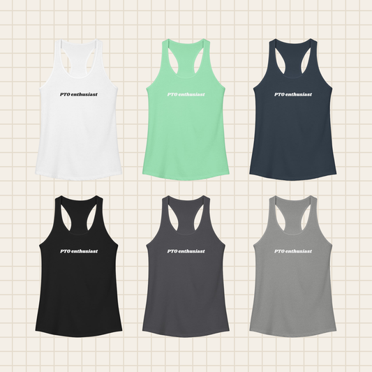 PTO enthusiast women's tank top (Next Level)