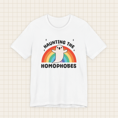 haunting the homophobes tee