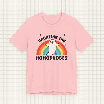 haunting the homophobes tee