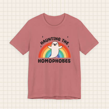haunting the homophobes tee