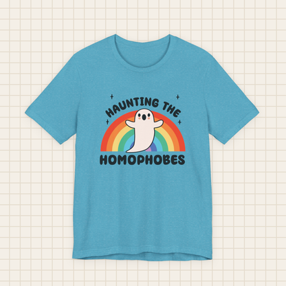 haunting the homophobes tee