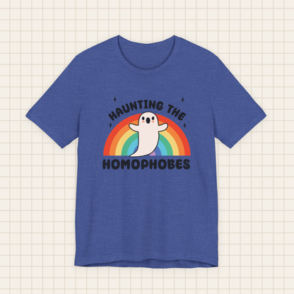 haunting the homophobes tee