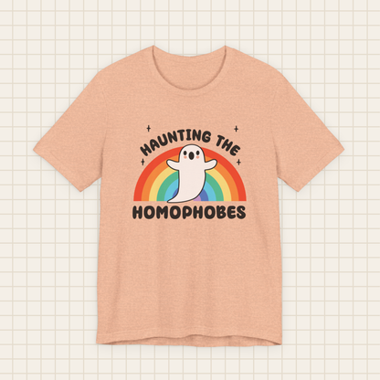 haunting the homophobes tee