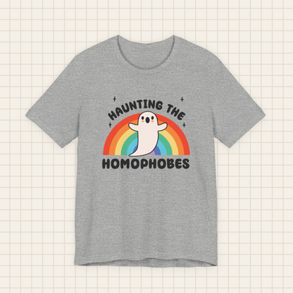 haunting the homophobes tee