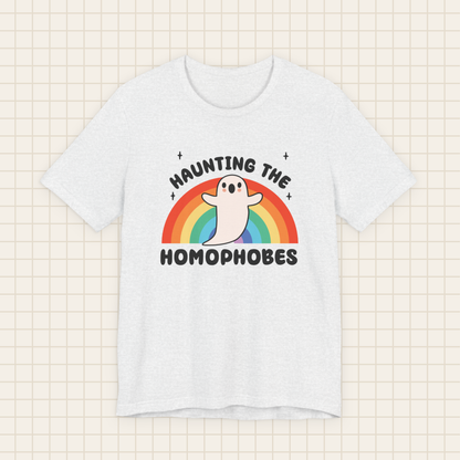 haunting the homophobes tee