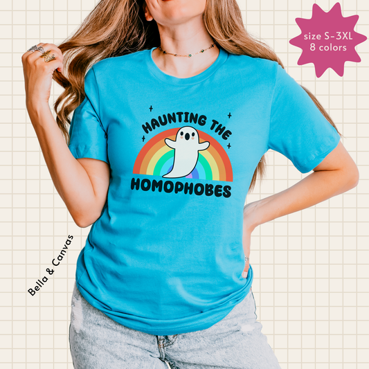 haunting the homophobes tee