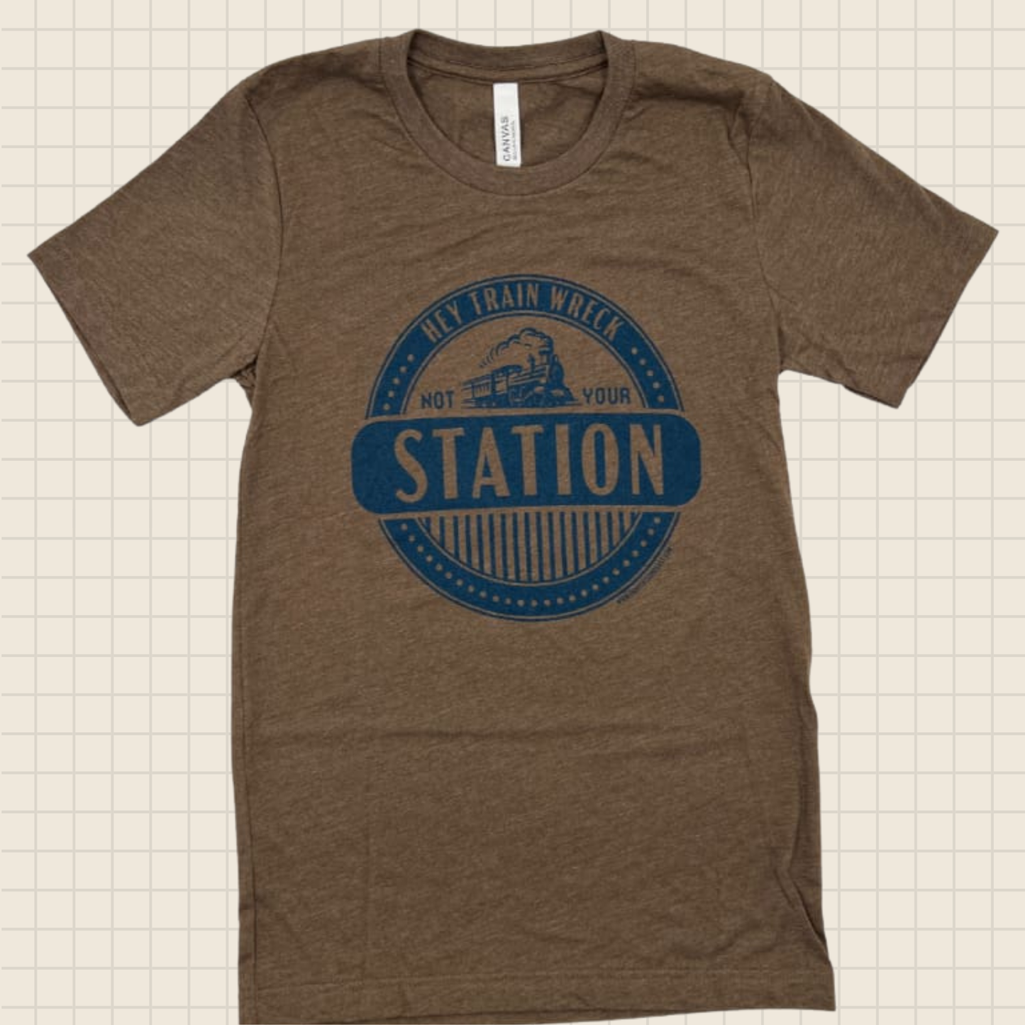 hey train wreck shirt - XS unisex