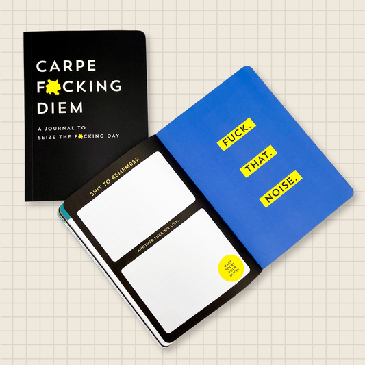 carpe f*cking diem journal