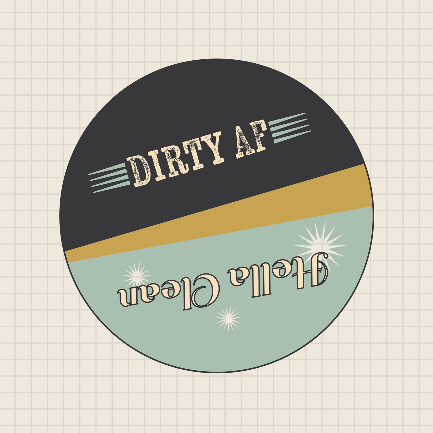 dirty AF dishwasher magnet