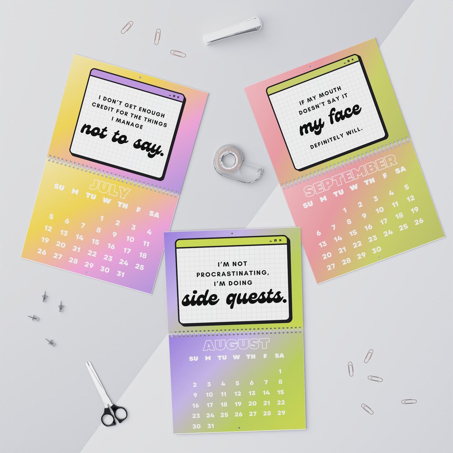 2026 Bad Decisions Wall Calendar