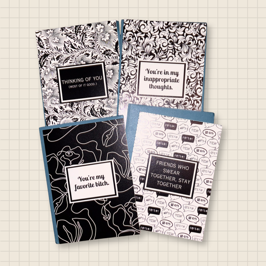 thinking of you card set (4 cards)