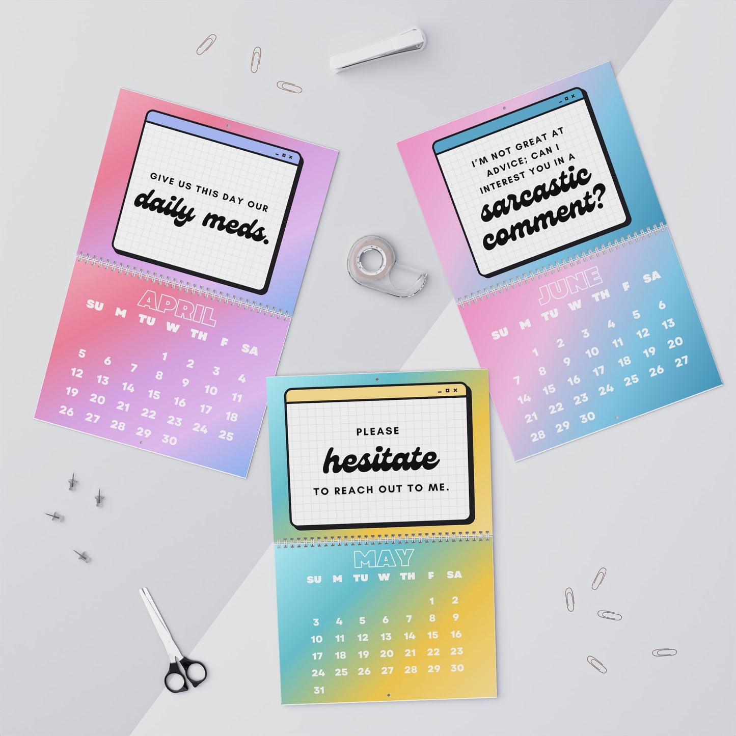 2026 Bad Decisions Wall Calendar