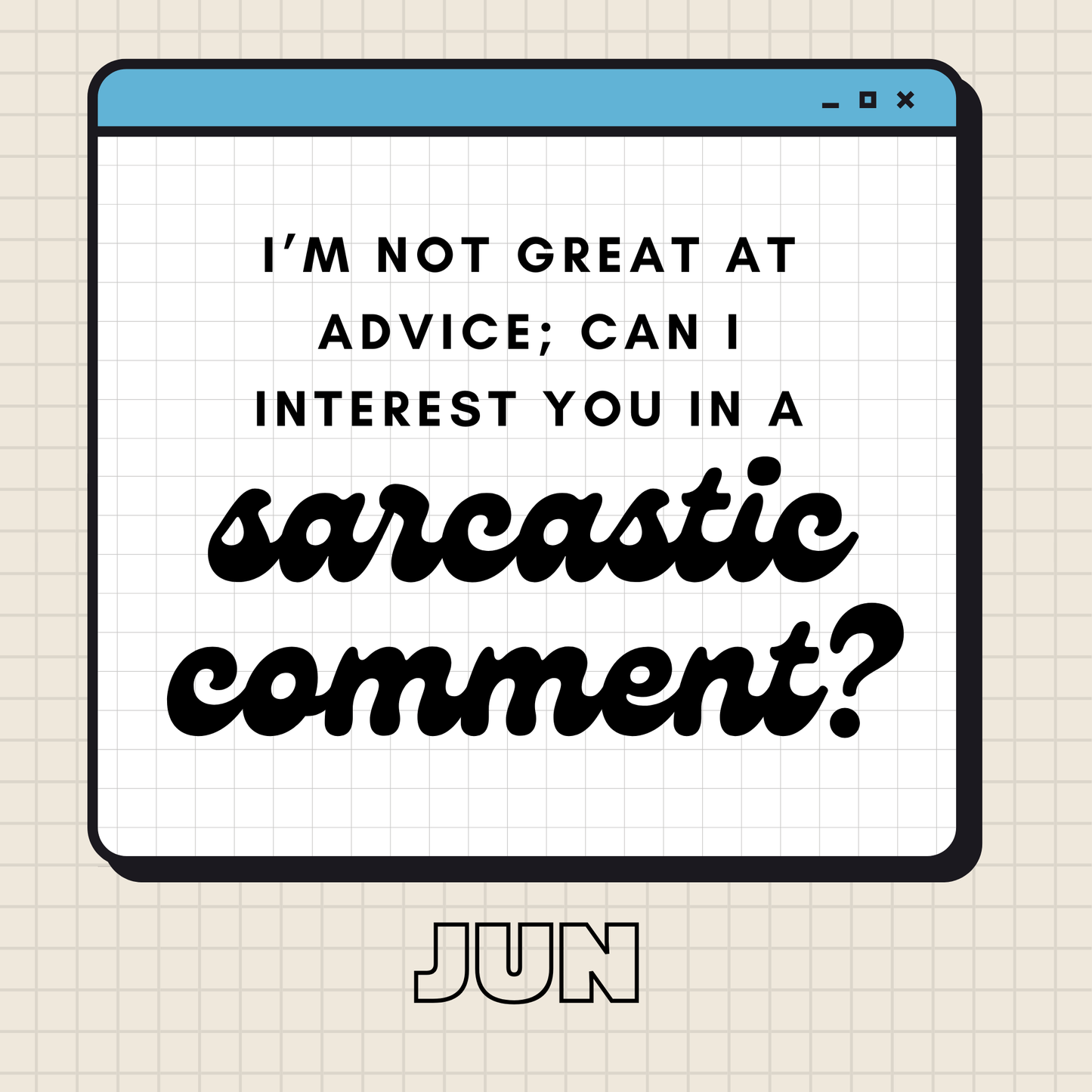 2026 Bad Decisions Desk Calendar