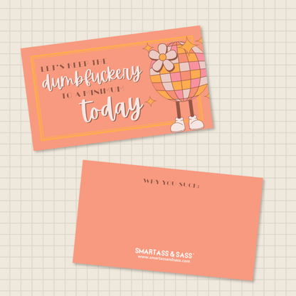unsolicited sarcasm cards (set of 25)