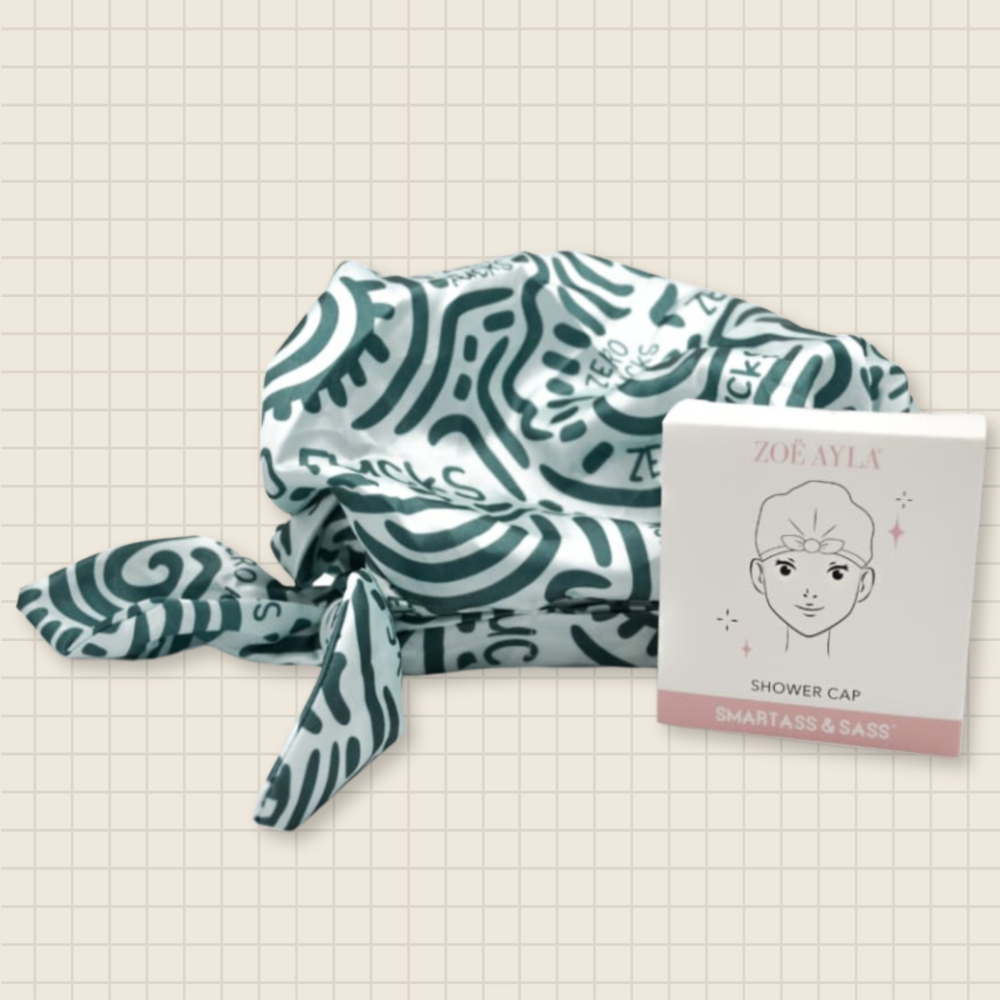 zero fucks shower cap