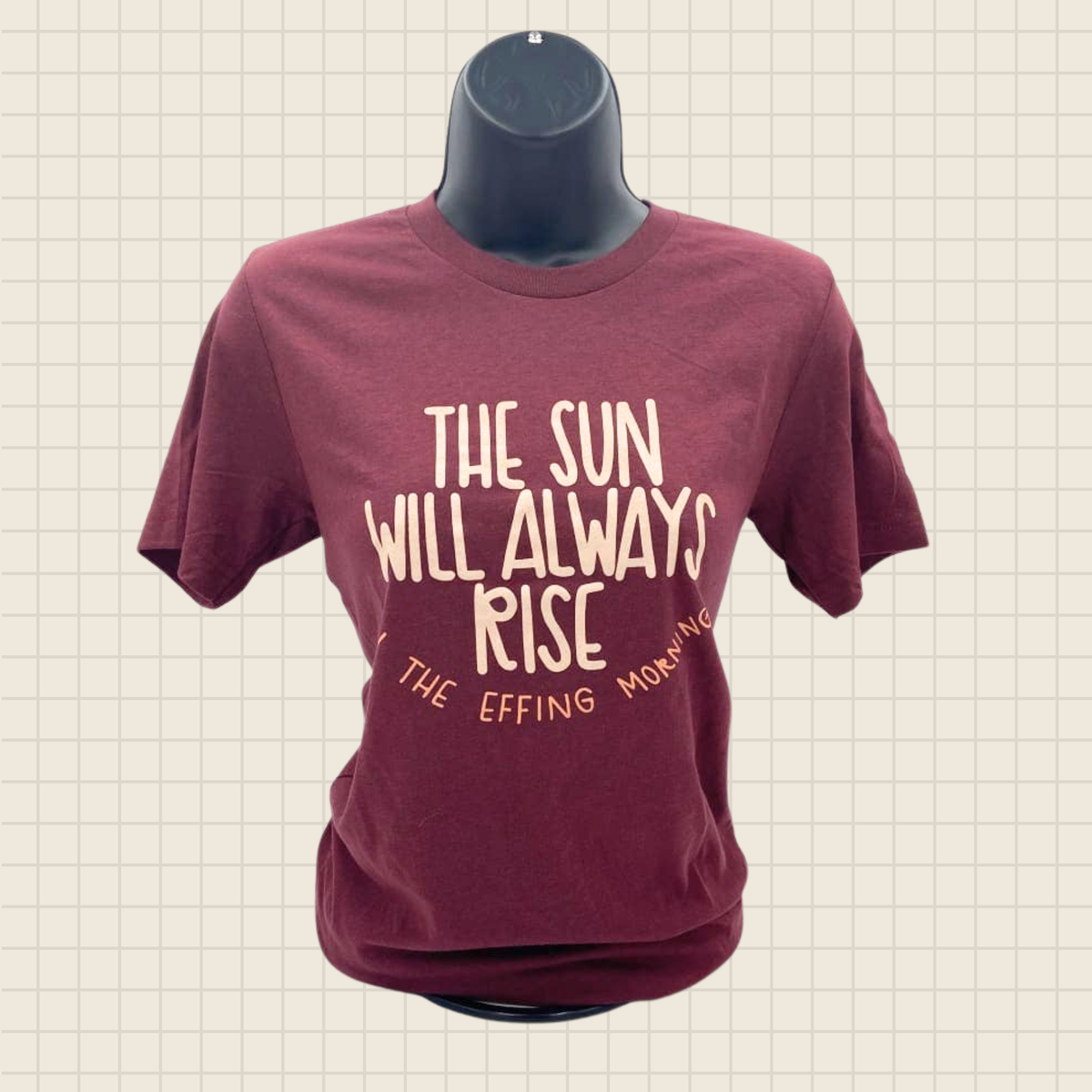 sun will rise shirt - XL unisex