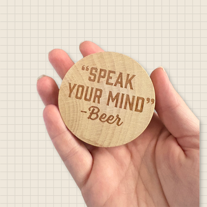 speak your mind magnetic bottle opener