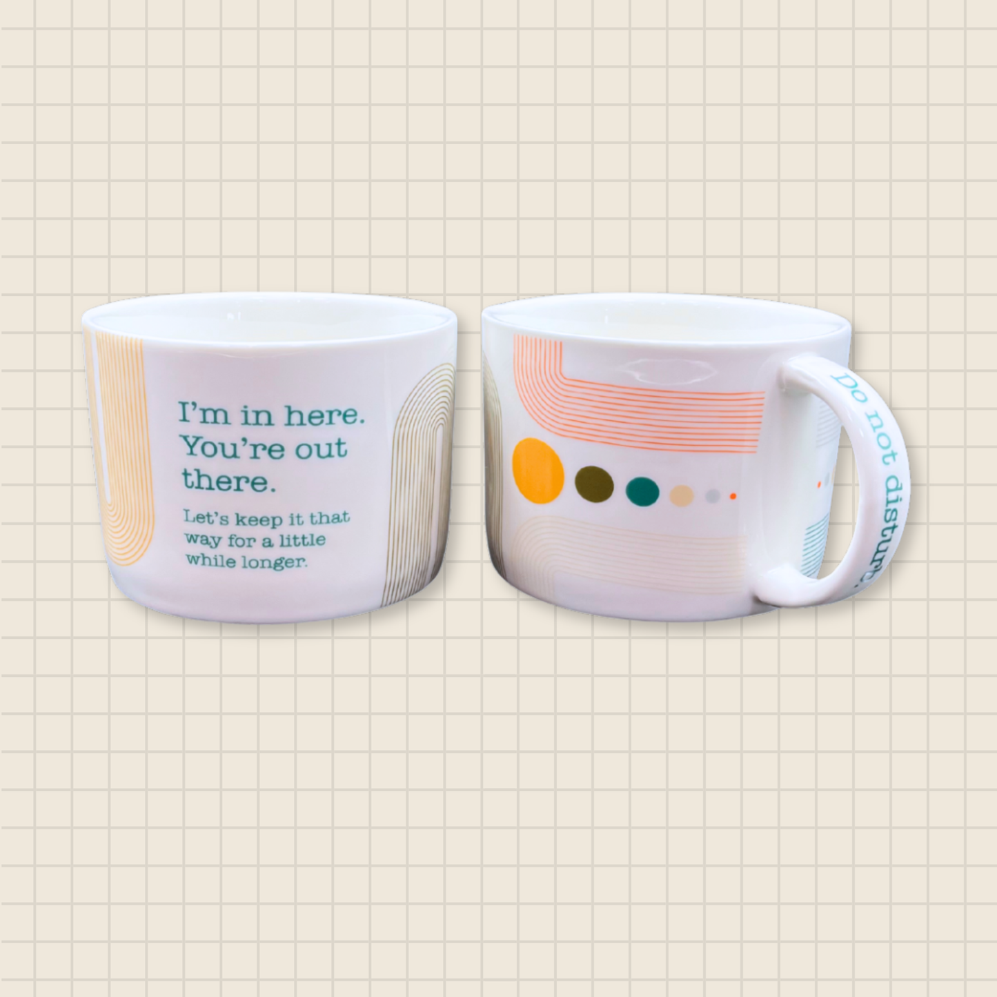 do not disturb mug